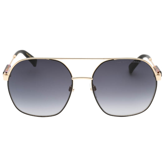 Marc Jacobs Gold Round Sunglasses