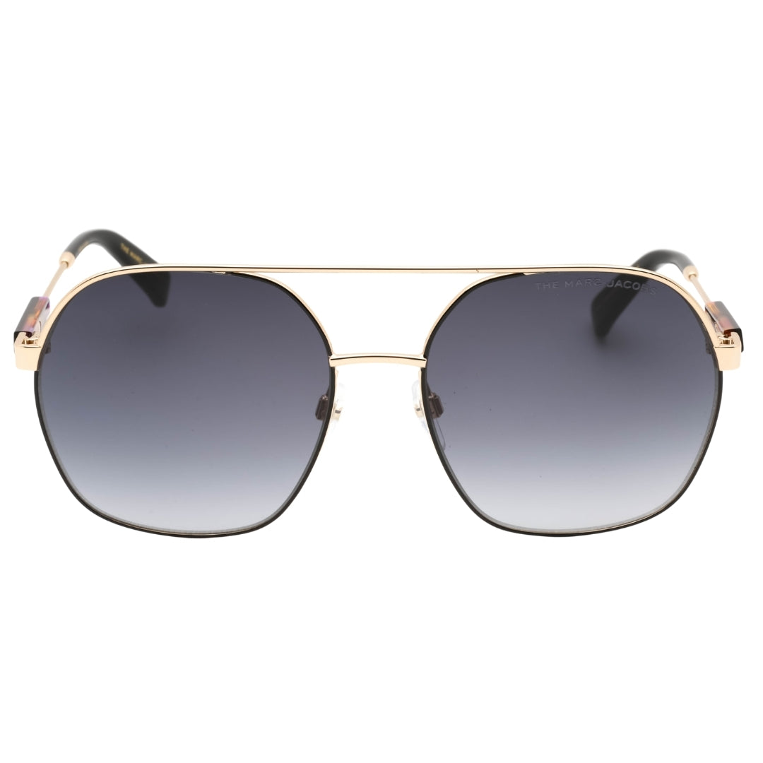 Marc Jacobs Gold Round Sunglasses
