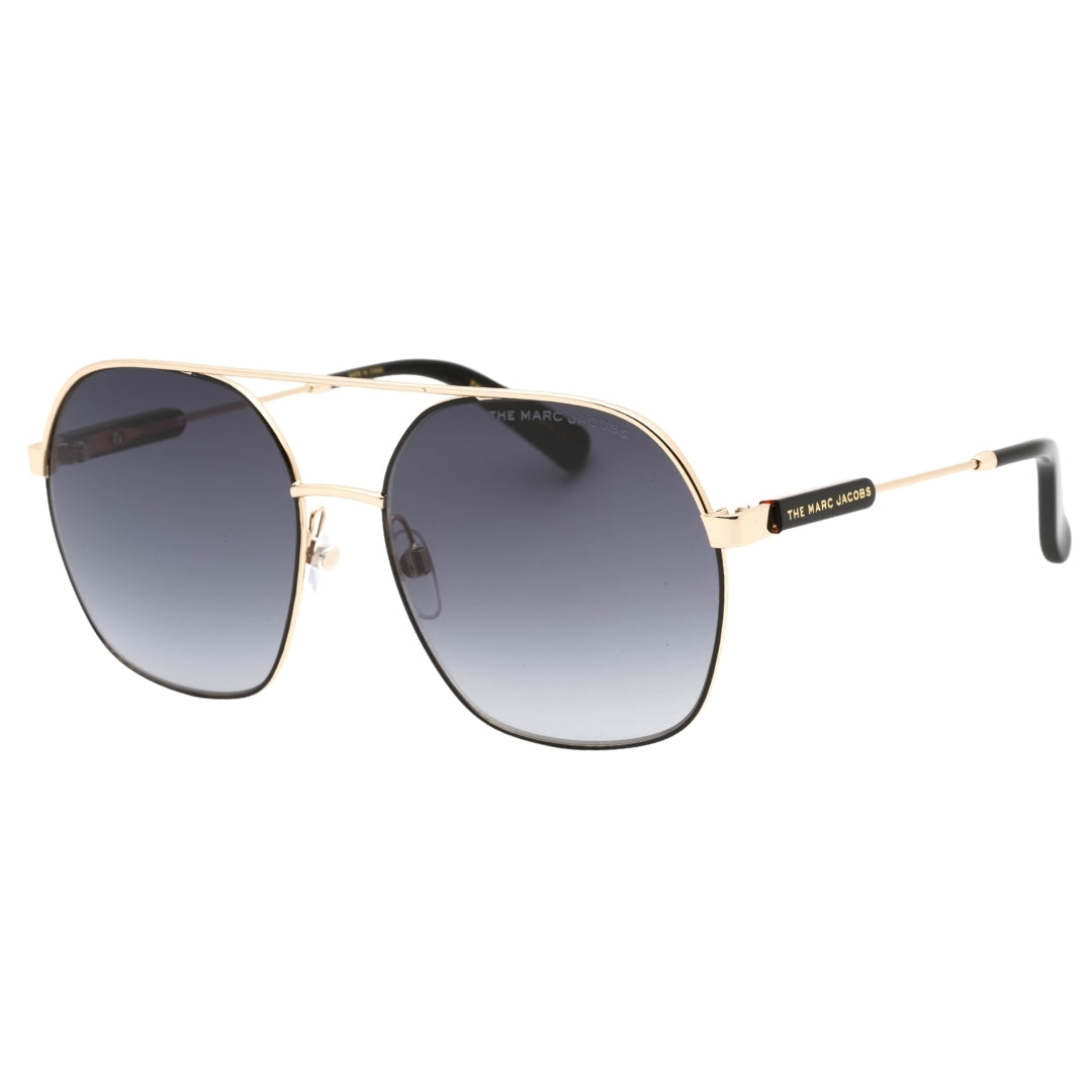 Marc Jacobs Gold Round Sunglasses