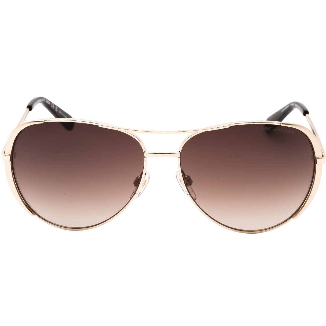 Marc Jacobs Brown SF Lens Gold Sunglasses One Size
