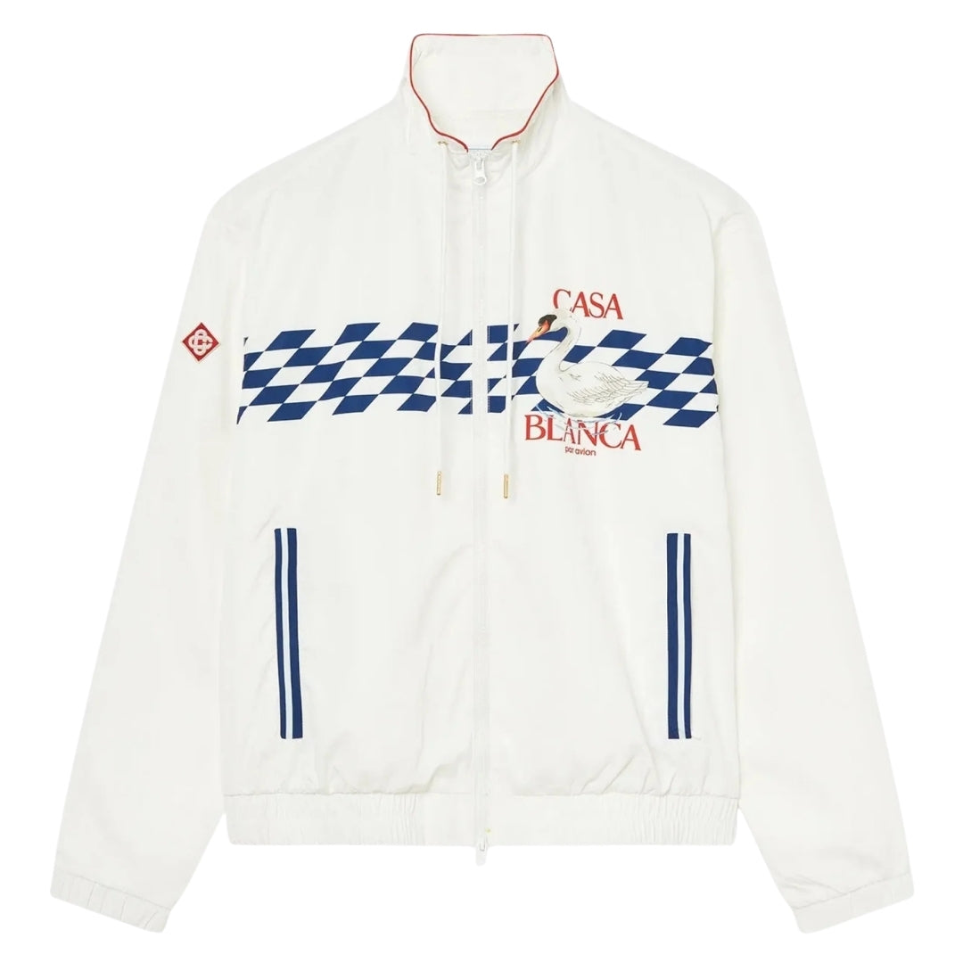 Casablanca Shell Suit Casablanca Par Avion White Jacket