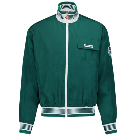 Casablanca Shell Suit Track Jacket Green MF23-JK-256-02 Green Jackets Mens