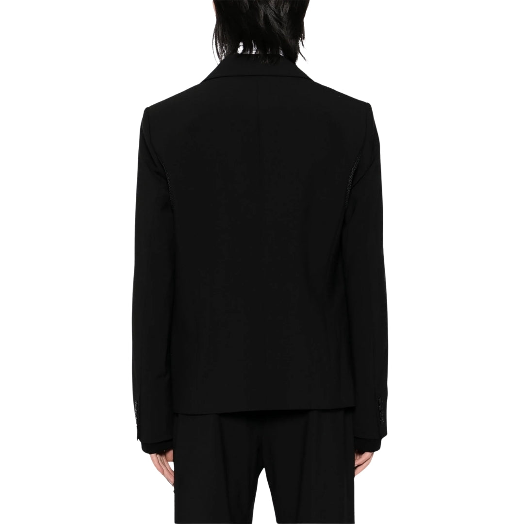 Casablanca Zip-Up Sports Tailoring Black Jackets