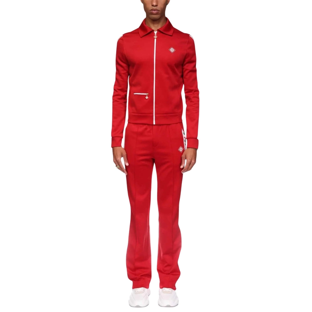 Casablanca Laurel Tricot Red Track Jacket