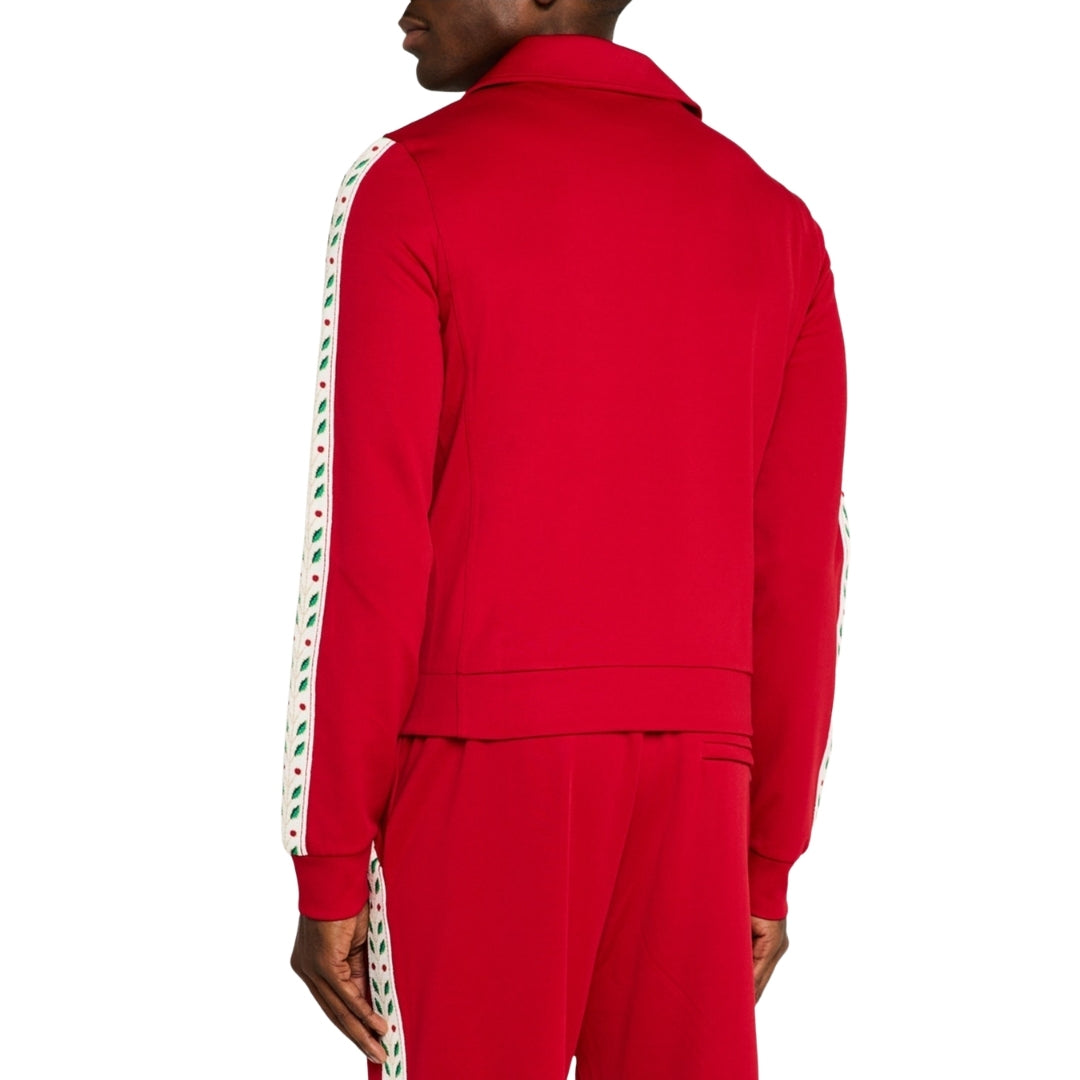 Casablanca Laurel Tricot Red Track Jacket