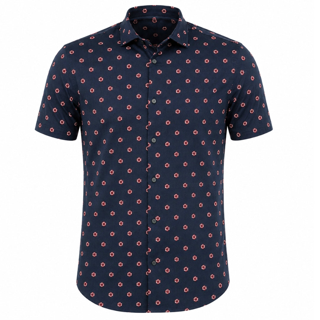 Ted Baker Miksho Floral Navy Shirt