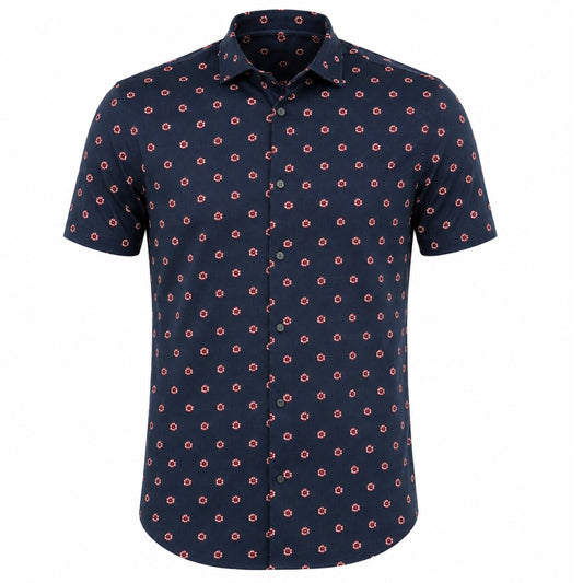 Ted Baker Miksho Floral Navy Shirt