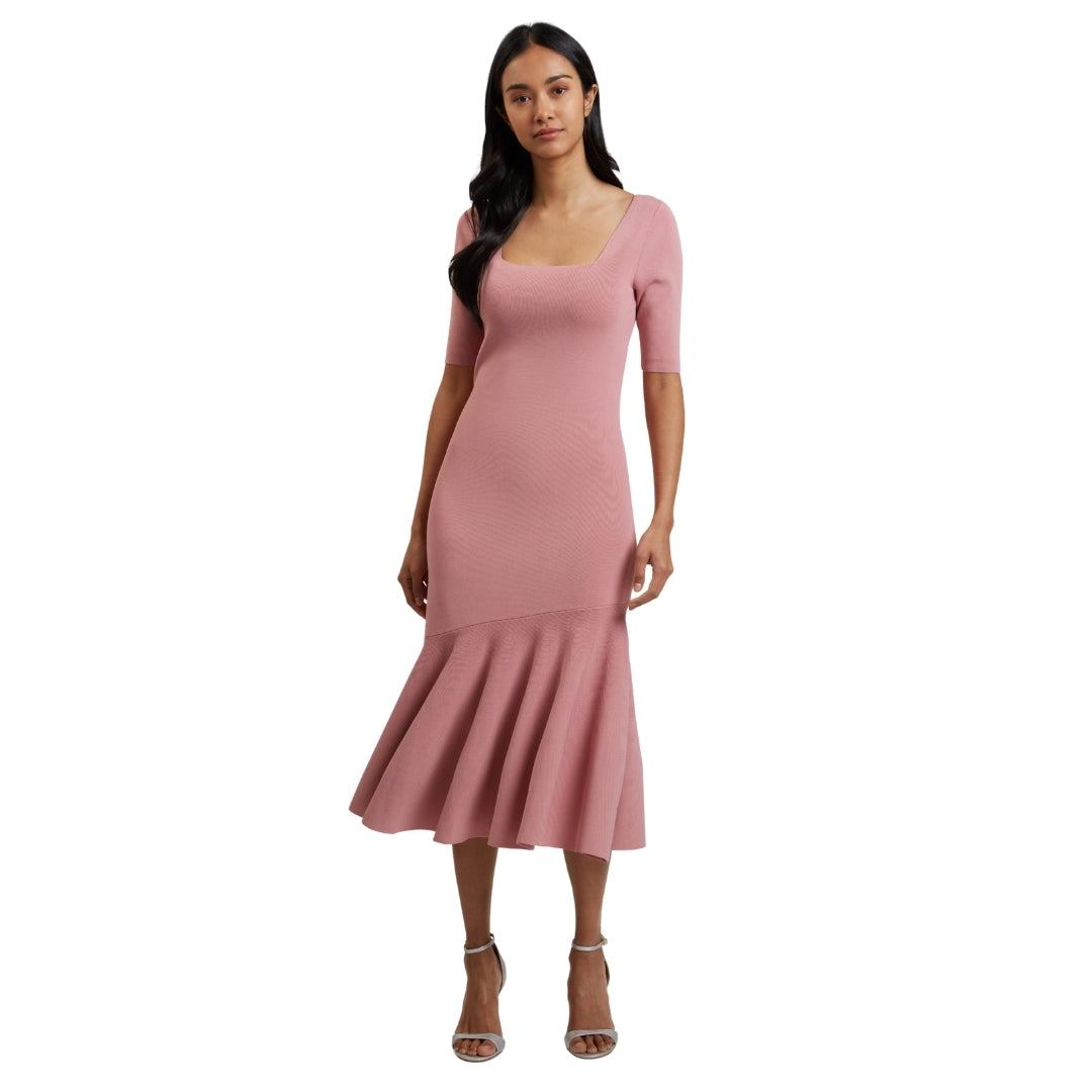 Ted Baker WMD MIYHAA Knitted Flippy Skirt Sleevele 6