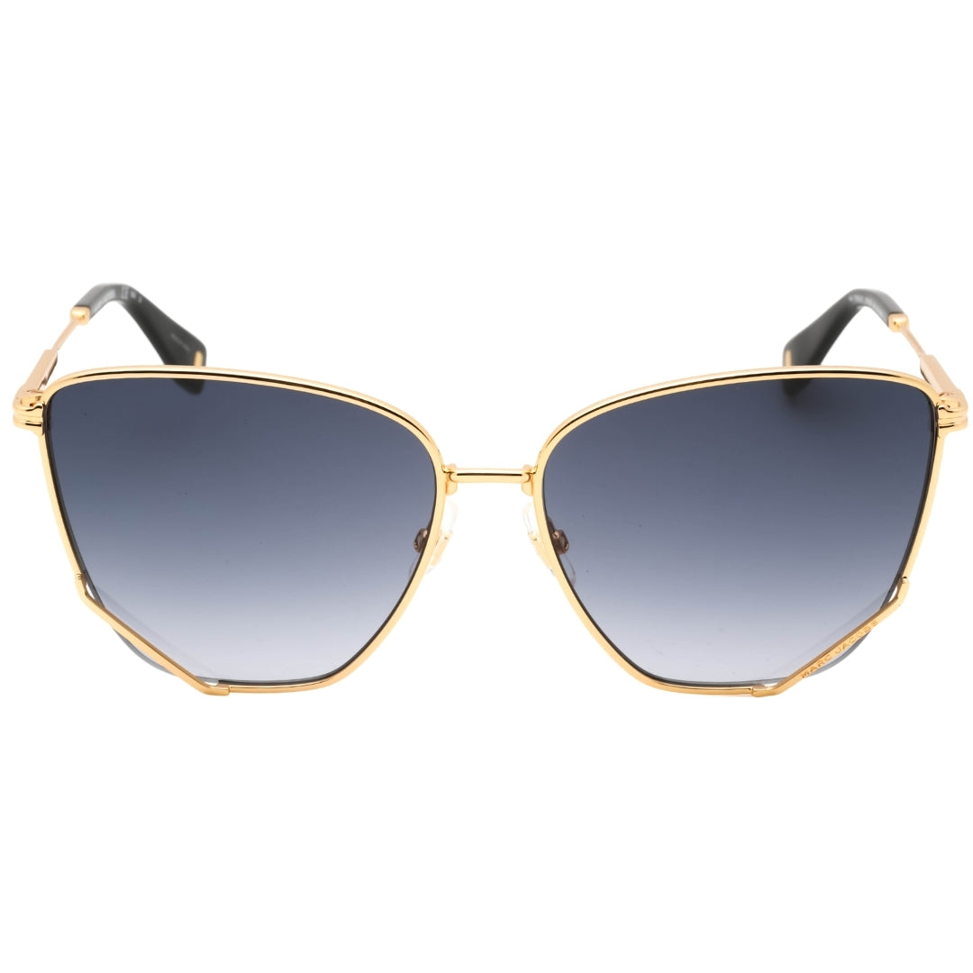 Marc Jacobs Dark Grey Sf Lens Yellow Gold Sunglasses One Size