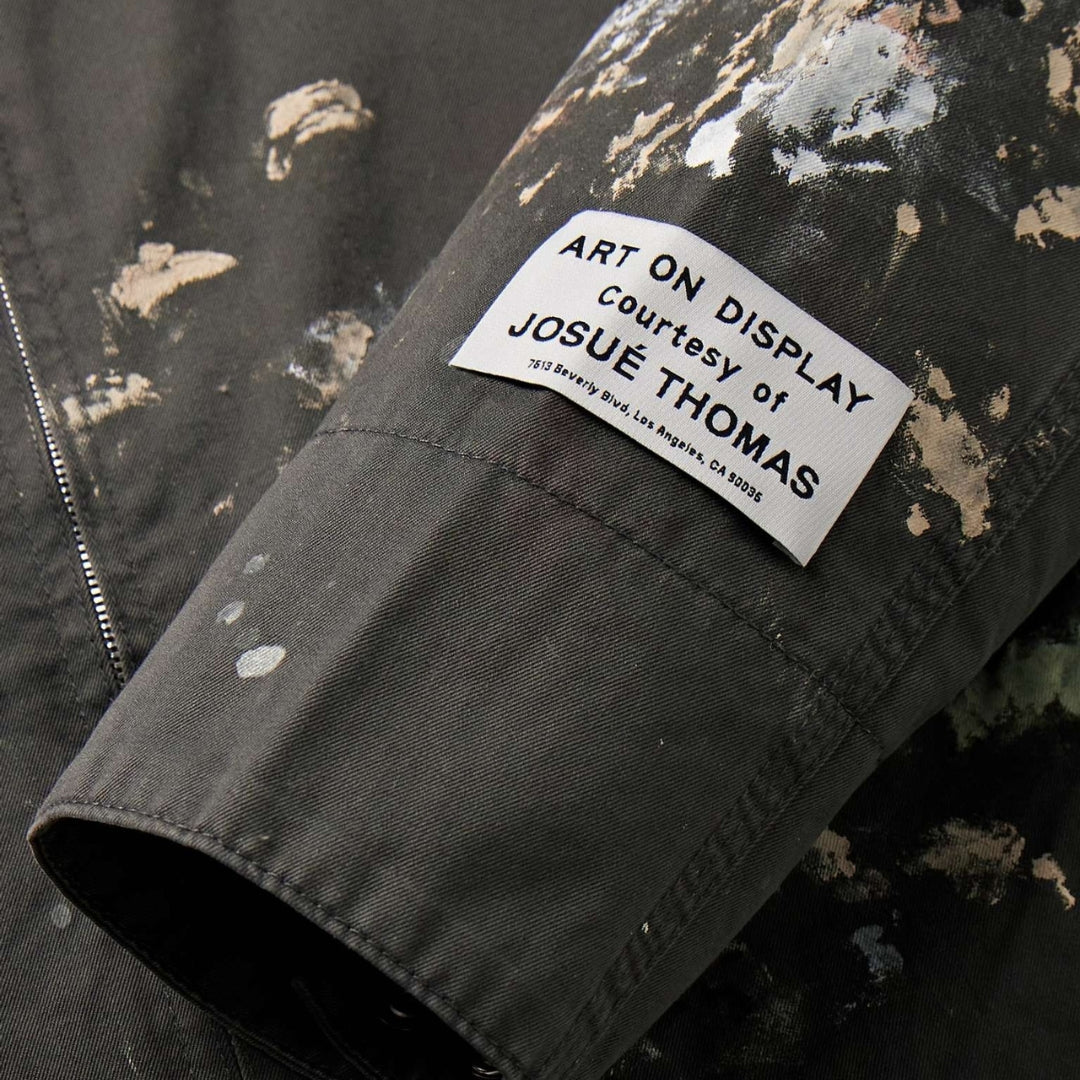 Montecito Jacket Heavy Paint Dirty Black L