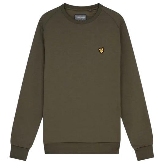 Lyle & Scott Plain Cactus Green Sweatshirt XS