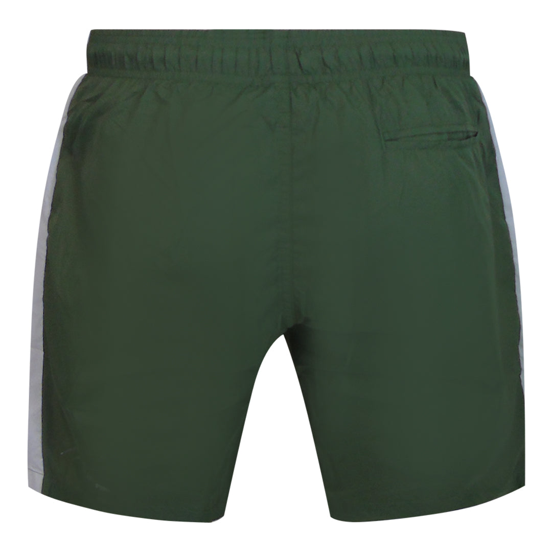 Plein Sport Vertical Logo Long Boardshort Green Swim Shorts