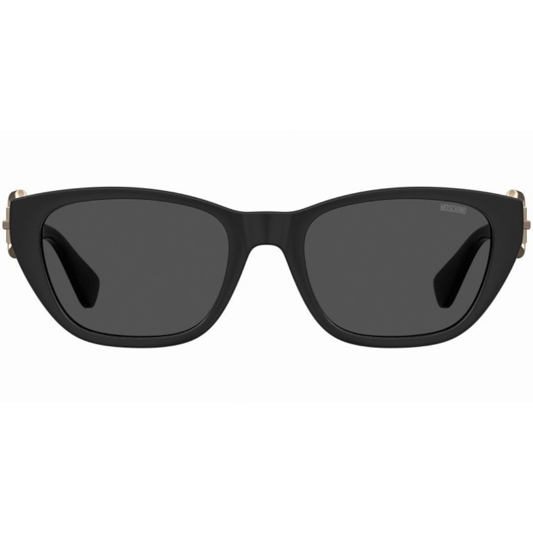 Moschino Buckle Arms Black Sunglasses