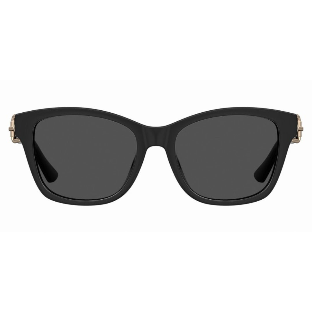 Moschino Buckle Detail All Black Sunglasses