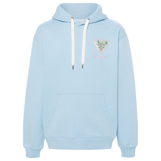 Casablanca Embroidered Maison De Reve Pale Blue Hoodie