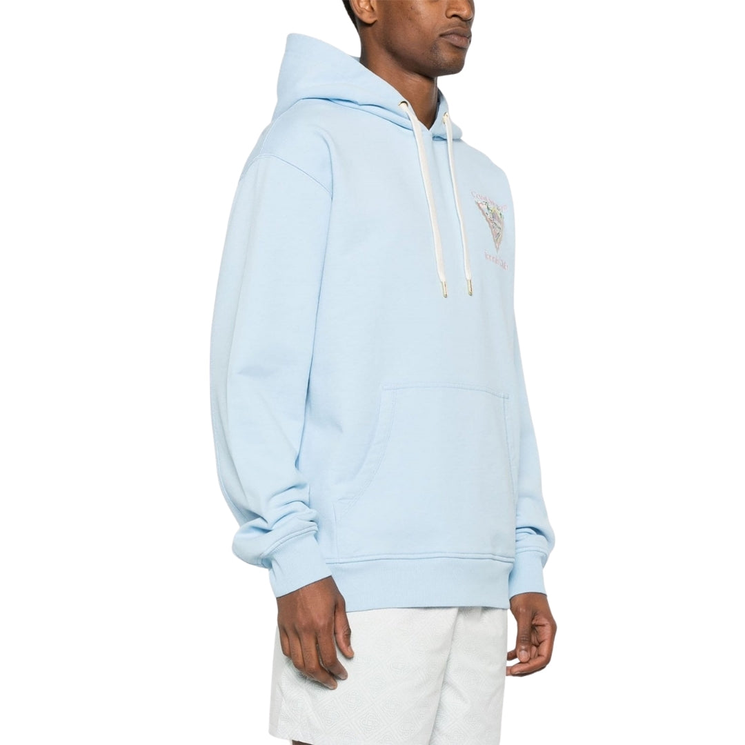 Casablanca Embroidered Maison De Reve Pale Blue Hoodie