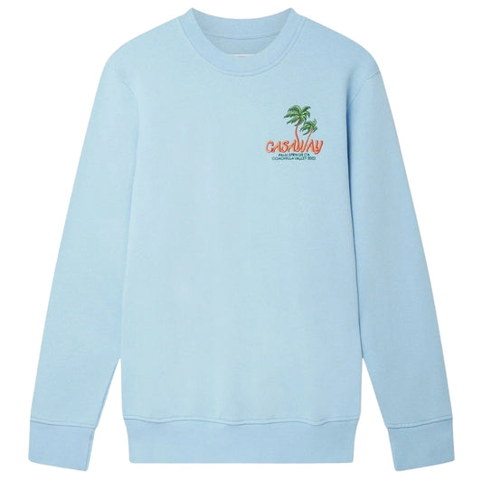 Casablanca Embroidered Coachella Valley Blue Sweatshirts