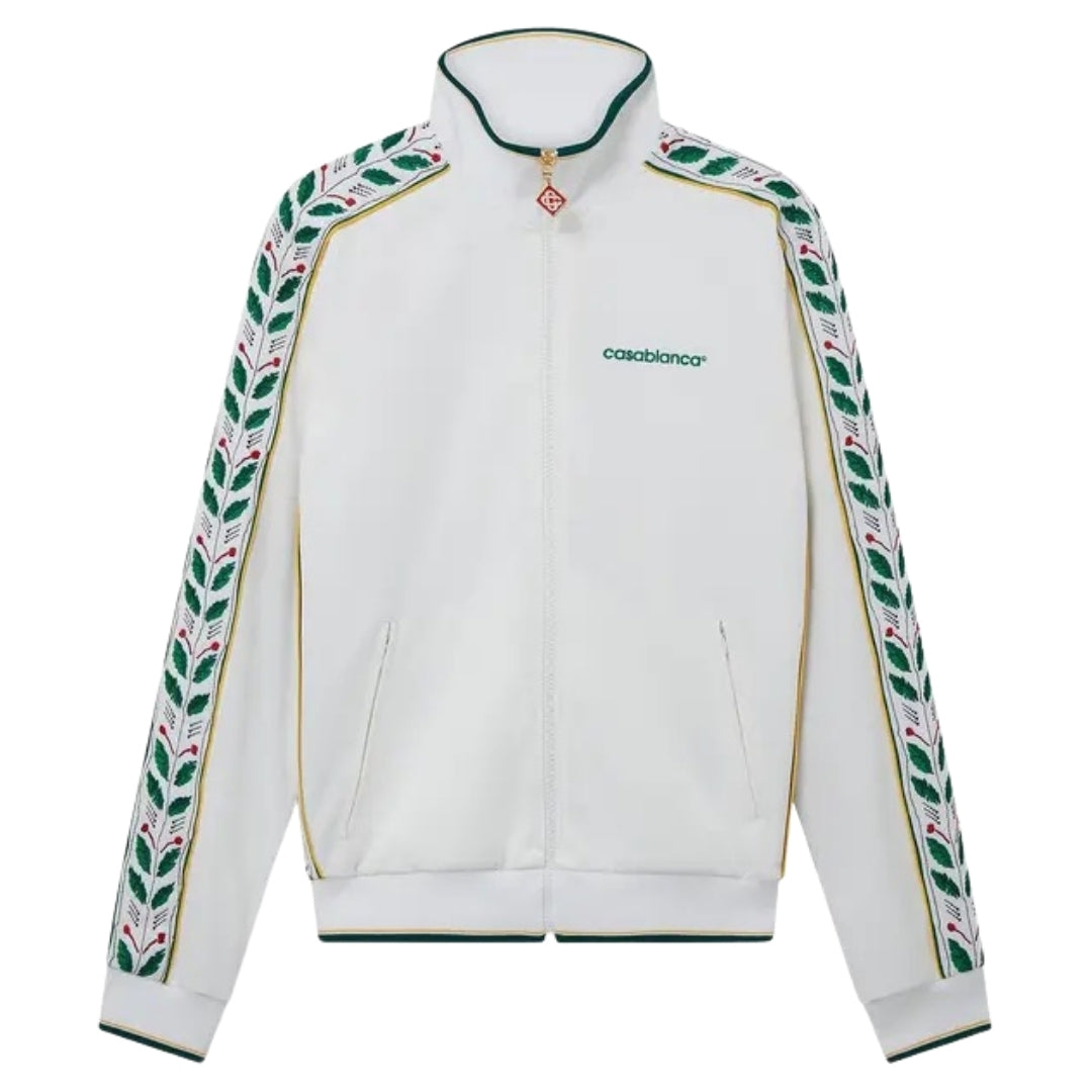 Casablanca Seasonal Laurel Track Top White Jackets