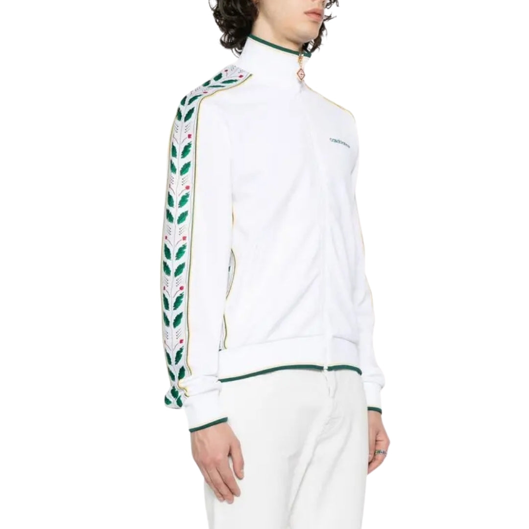 Casablanca Seasonal Laurel Track Top White Jackets