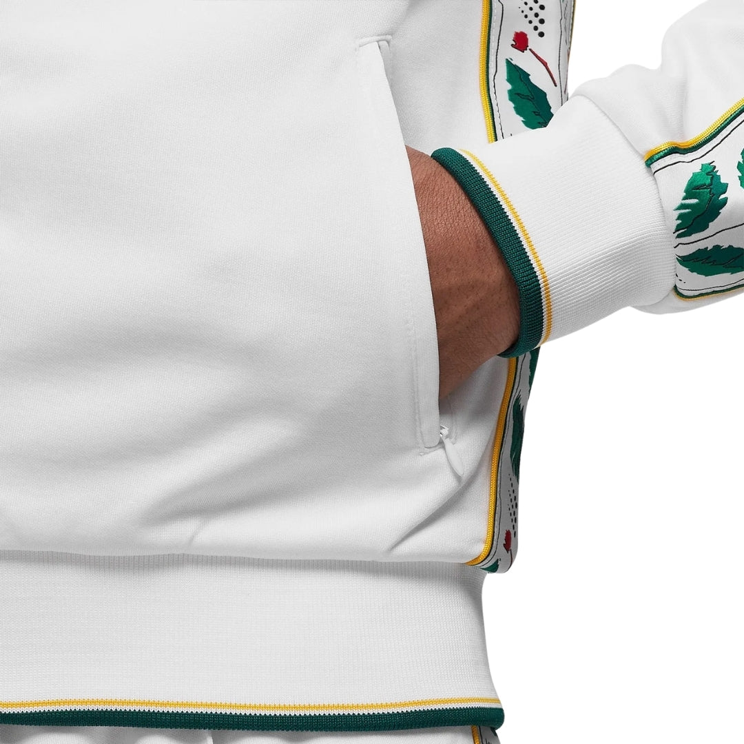 Casablanca Seasonal Laurel Track Top White Jackets
