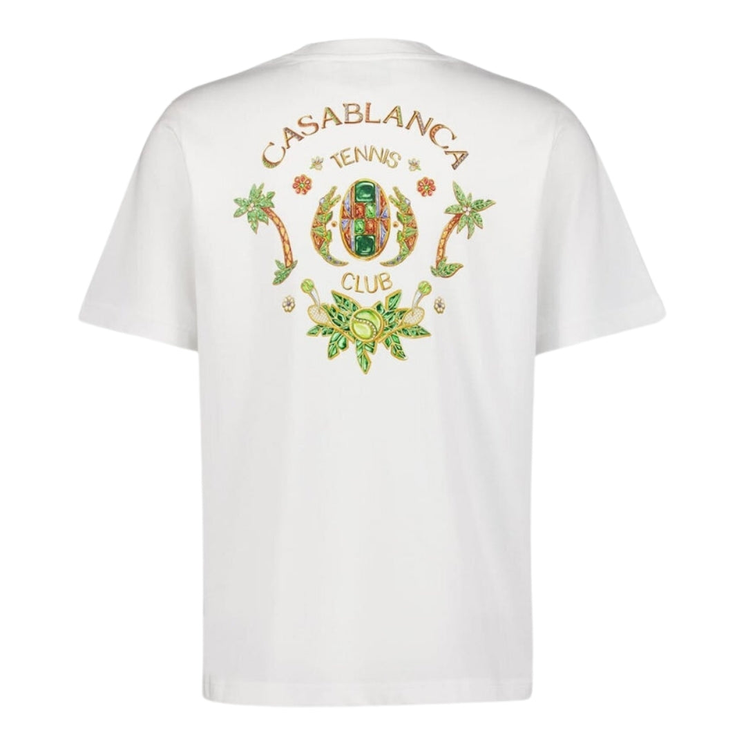 Casablanca Joyaux D'Afrique Tennis Club White T-Shirt