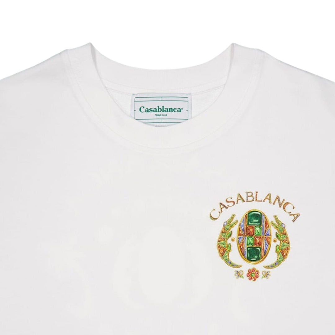 Casablanca Joyaux D'Afrique Tennis Club White T-Shirt
