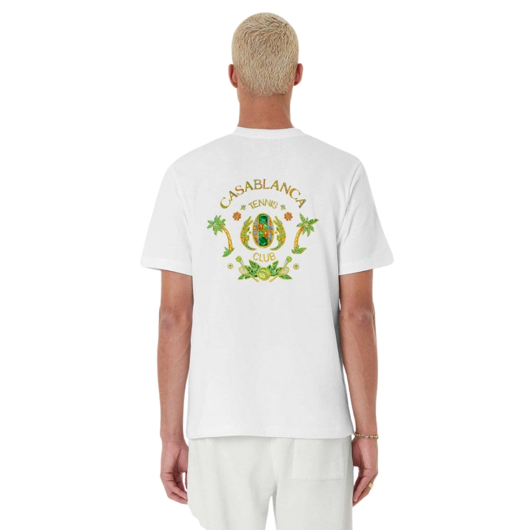 Casablanca Joyaux D'Afrique Tennis Club White T-Shirt