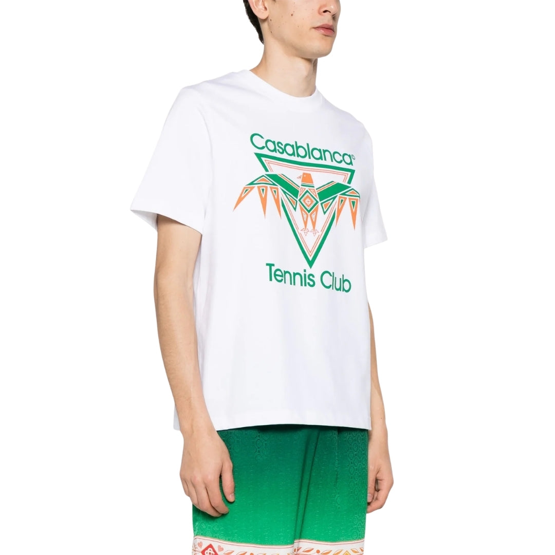 Casablanca Playful Eagle White T-Shirt