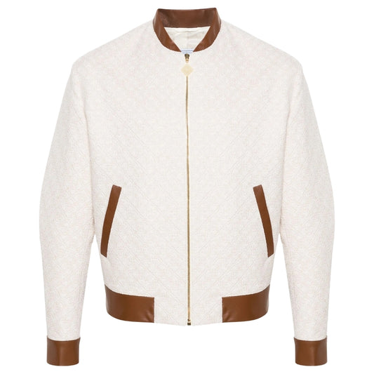Casablanca Jacquard Souvenir Monogram Beige Jacket