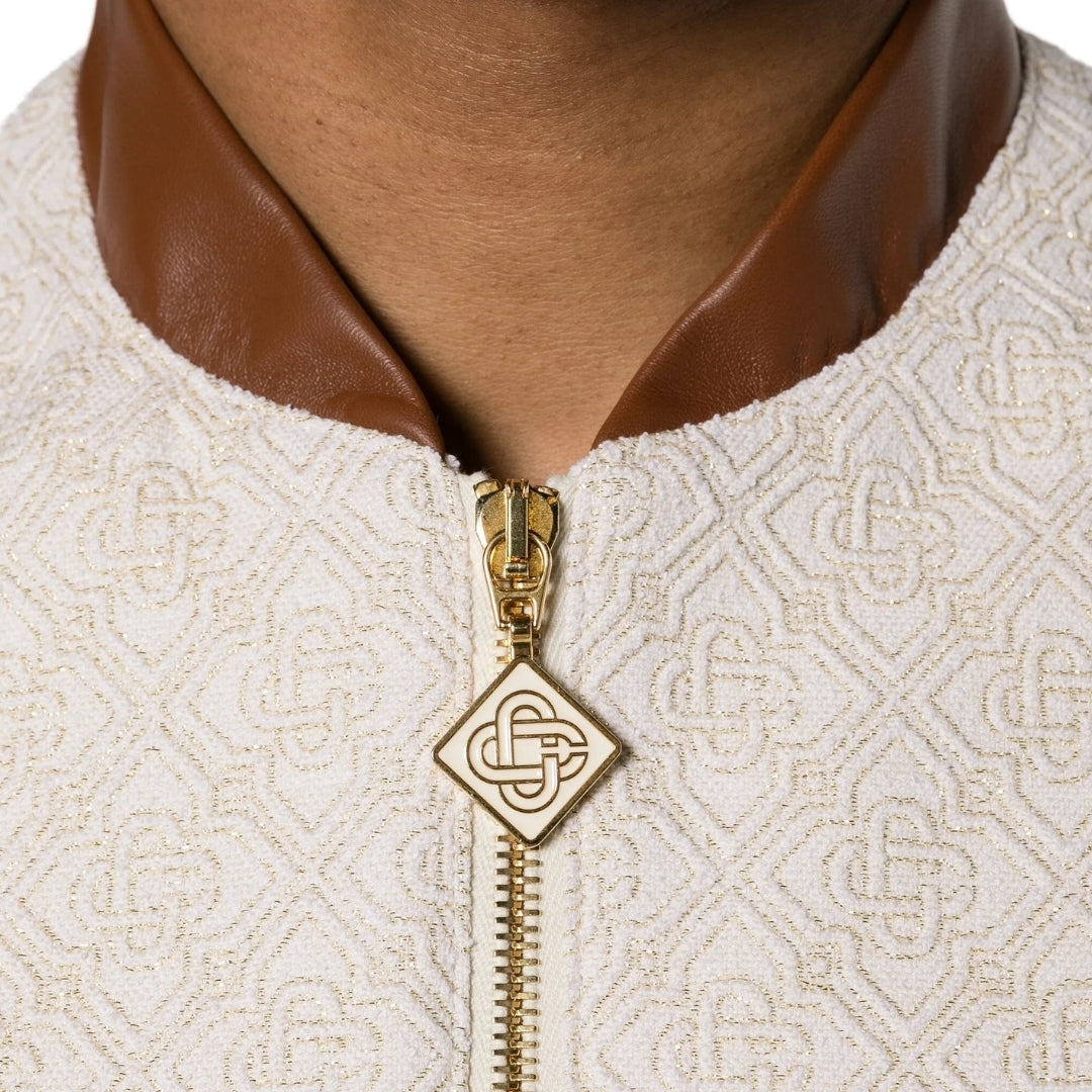 Casablanca Jacquard Souvenir Monogram Beige Jacket
