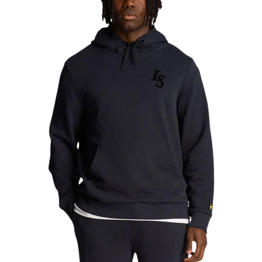 Lyle & Scott Club Emblem Dark Navy Hoodie