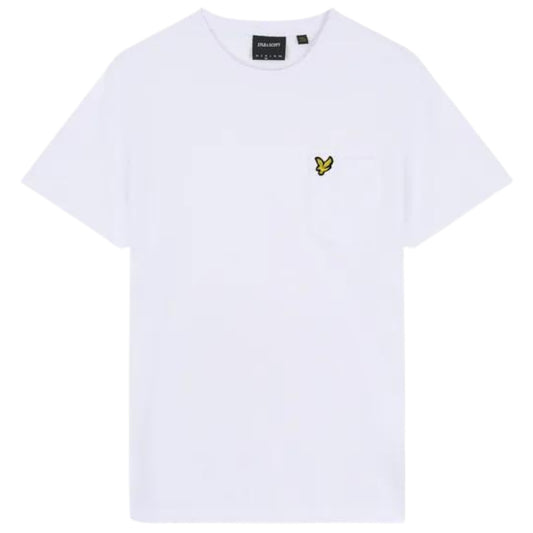Lyle & Scott Pocket On Chest White T-Shirt