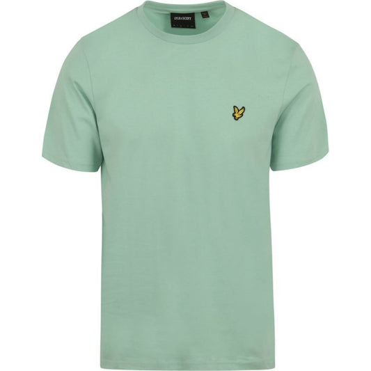 Lyle & Scott Brand Chest Logo Turquoise Shadow T-Shirt