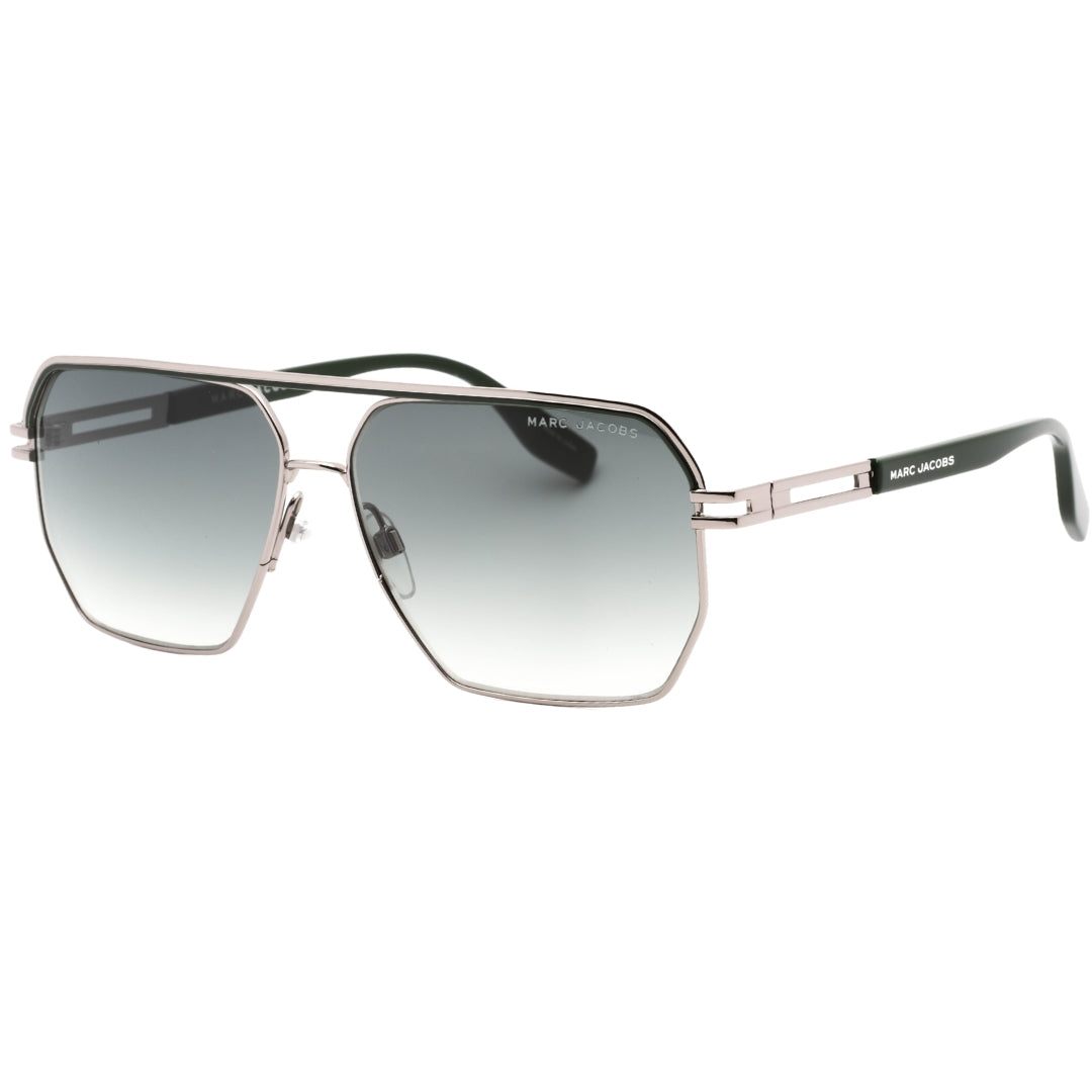 Marc Jacobs Green Shaded Lens Silver Sunglasses One Size