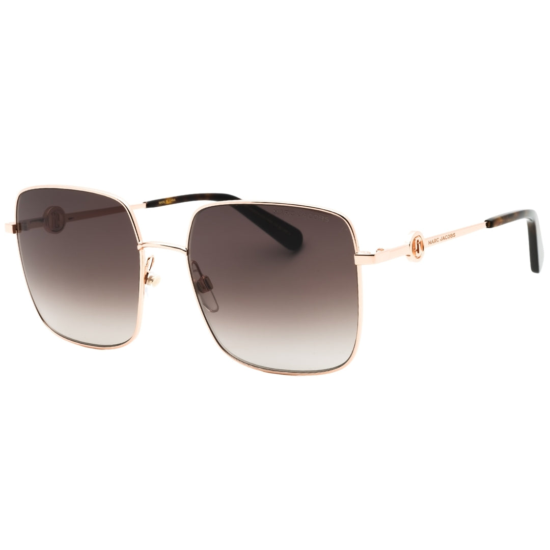 Marc Jacobs Brown SF Lens Gold Havana Sunglasses One Size