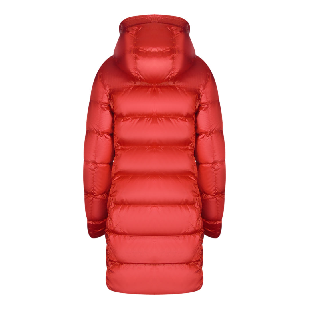 Parajumpers Marion Red Long Hooded Down Jacket S