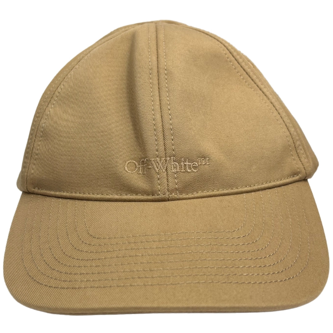 Off-White Monotone Logo Baseball Cap Beige