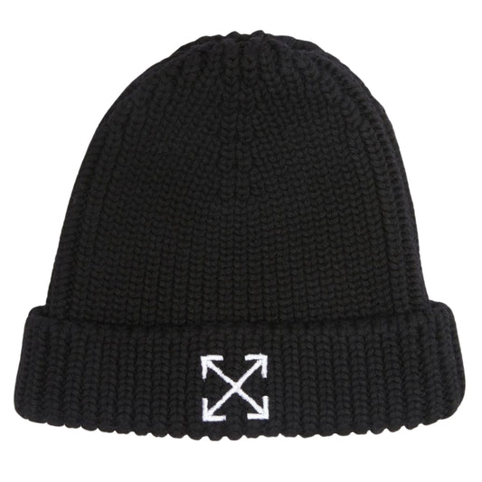 Off-White Arrow Logo Black Beanie