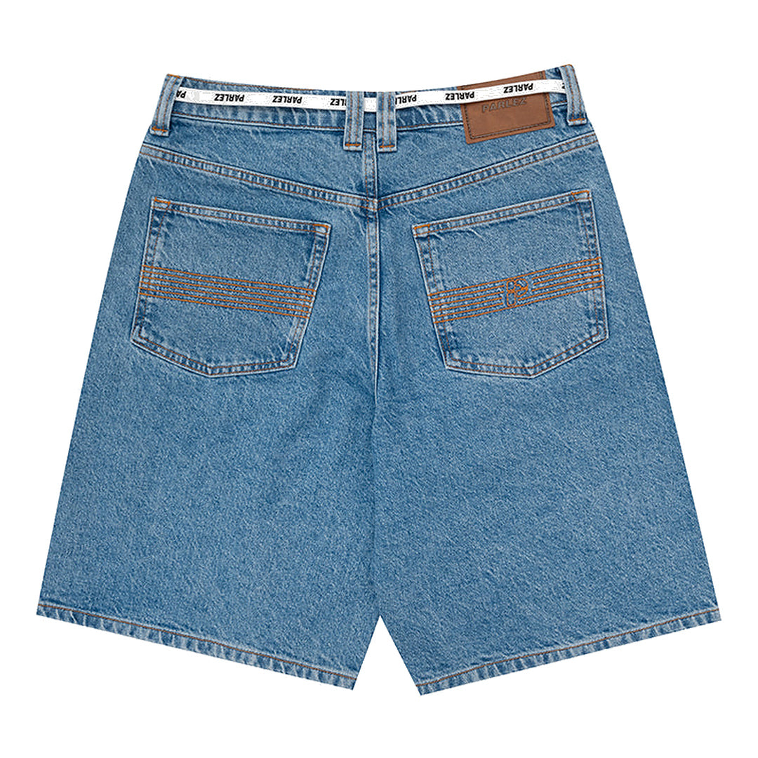 SERGE SHORTS LIGHT INDIGO WASH L