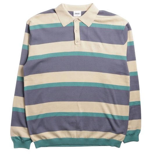 Parlez Pipe Purple Haze Purple Long Sleeve Polo Shirt