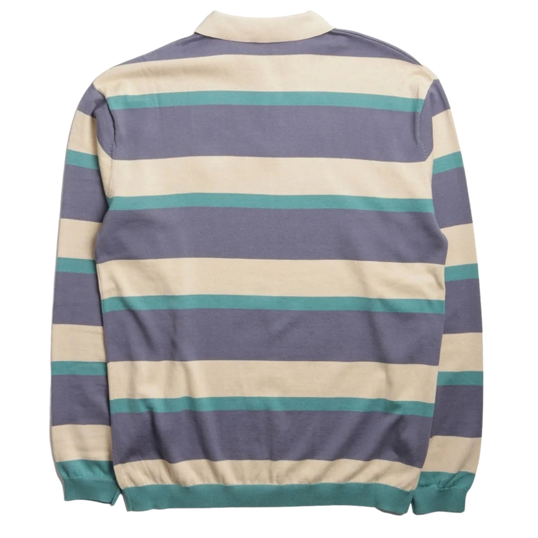 Parlez Pipe Purple Haze Purple Long Sleeve Polo Shirt
