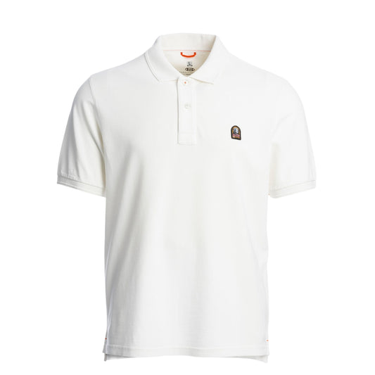 Parajumpers PATCH POLO - MAN 251MPMPOPO02 WHITE L