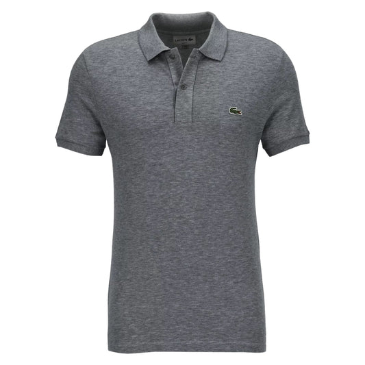 Lacoste Slim Fit Mouse Grey Pique Polo Shirt M