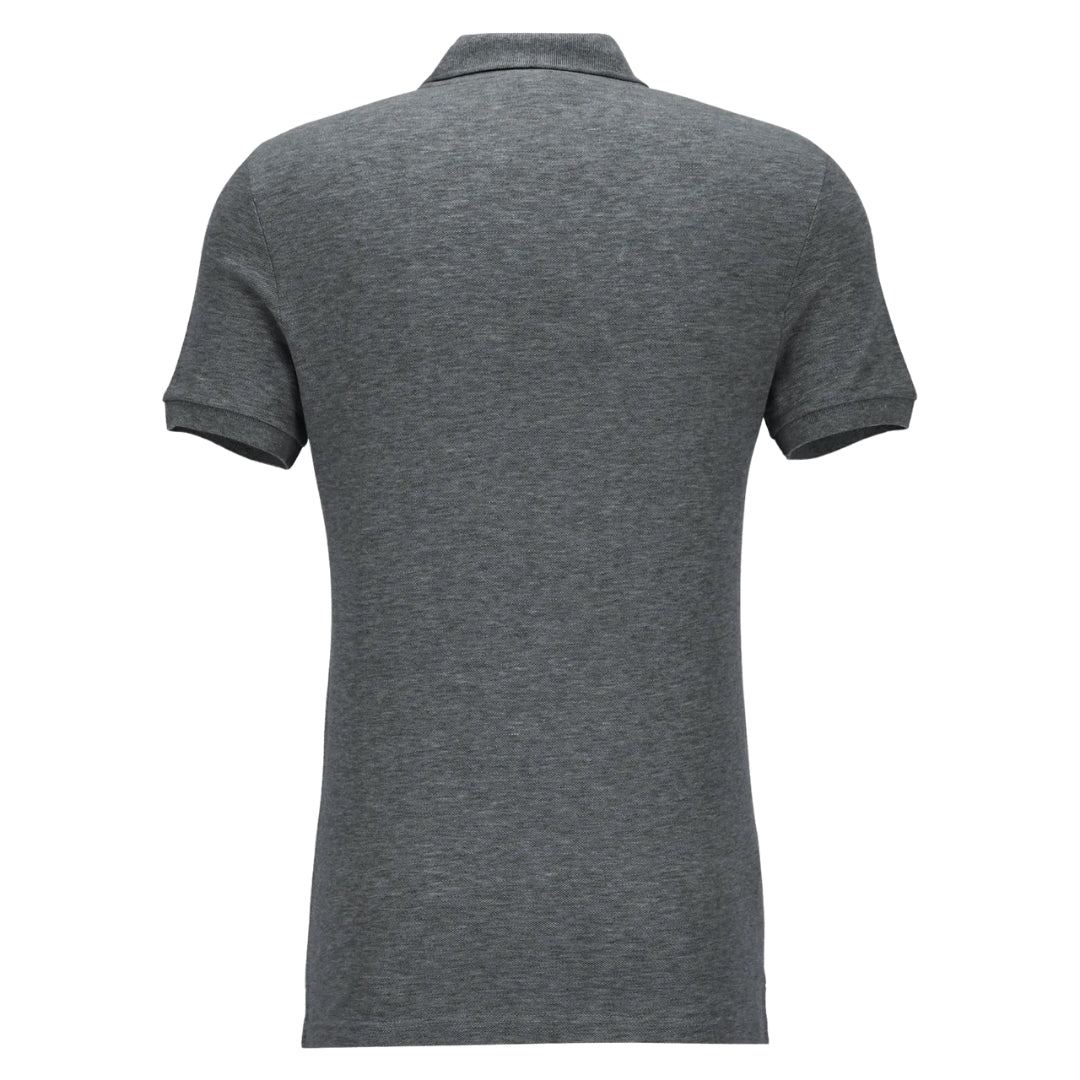 Lacoste Slim Fit Mouse Grey Pique Polo Shirt M