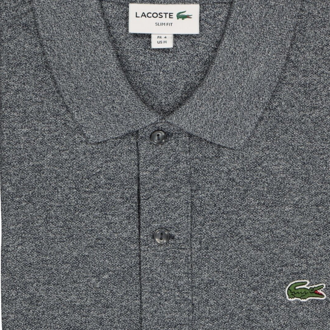 Lacoste Slim Fit Mouse Grey Pique Polo Shirt M