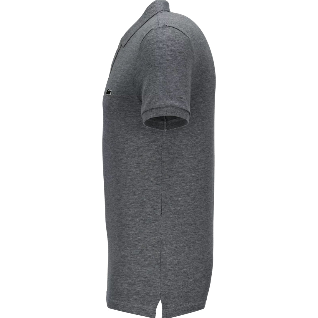 Lacoste Slim Fit Mouse Grey Pique Polo Shirt M