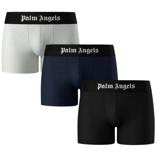 Palm Angels Tri-Pack Assorted Colours Short Trunk Boxer Shorts