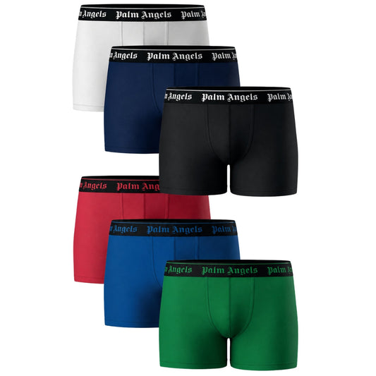 Palm Angels Six-Pack Classic Logo Multicolour Boxer Shorts