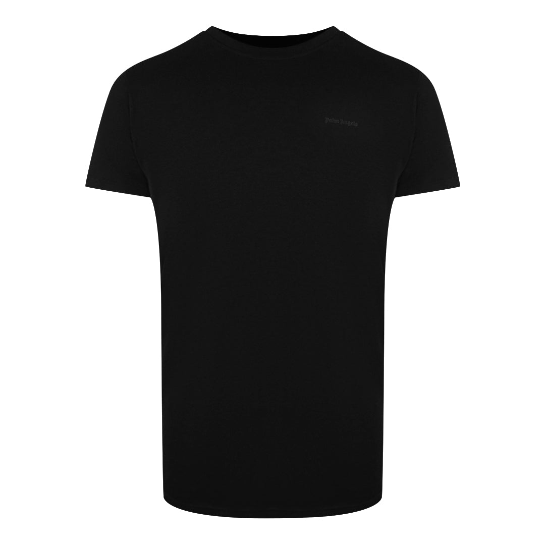 Palm Angels Tonal Classic Logo Black T-Shirt
