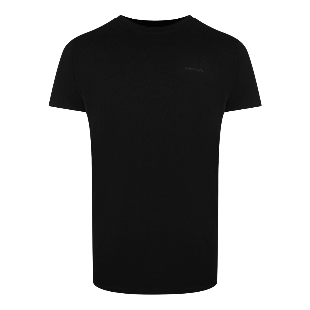 Palm Angels Tri-Pack Tonal Classic Logo Black and White T-Shirts